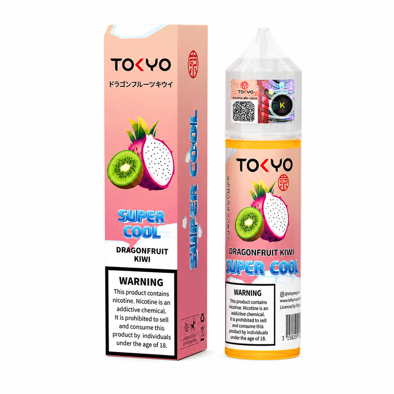 Super cool dragon fruit kiwi 60 ml