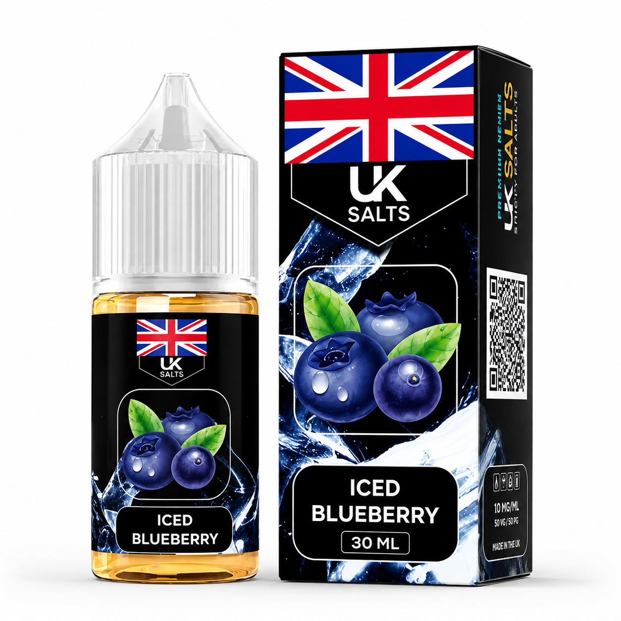 UK Salts Iced Blueberry - 30ml